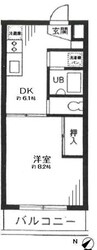 河野ハイム５の物件間取画像